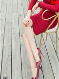 SIW Sven Media VOL.041 Waterfront red skirt - Zhen Zhen(33)